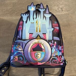 Disney Cinderella castle loungefly backpack